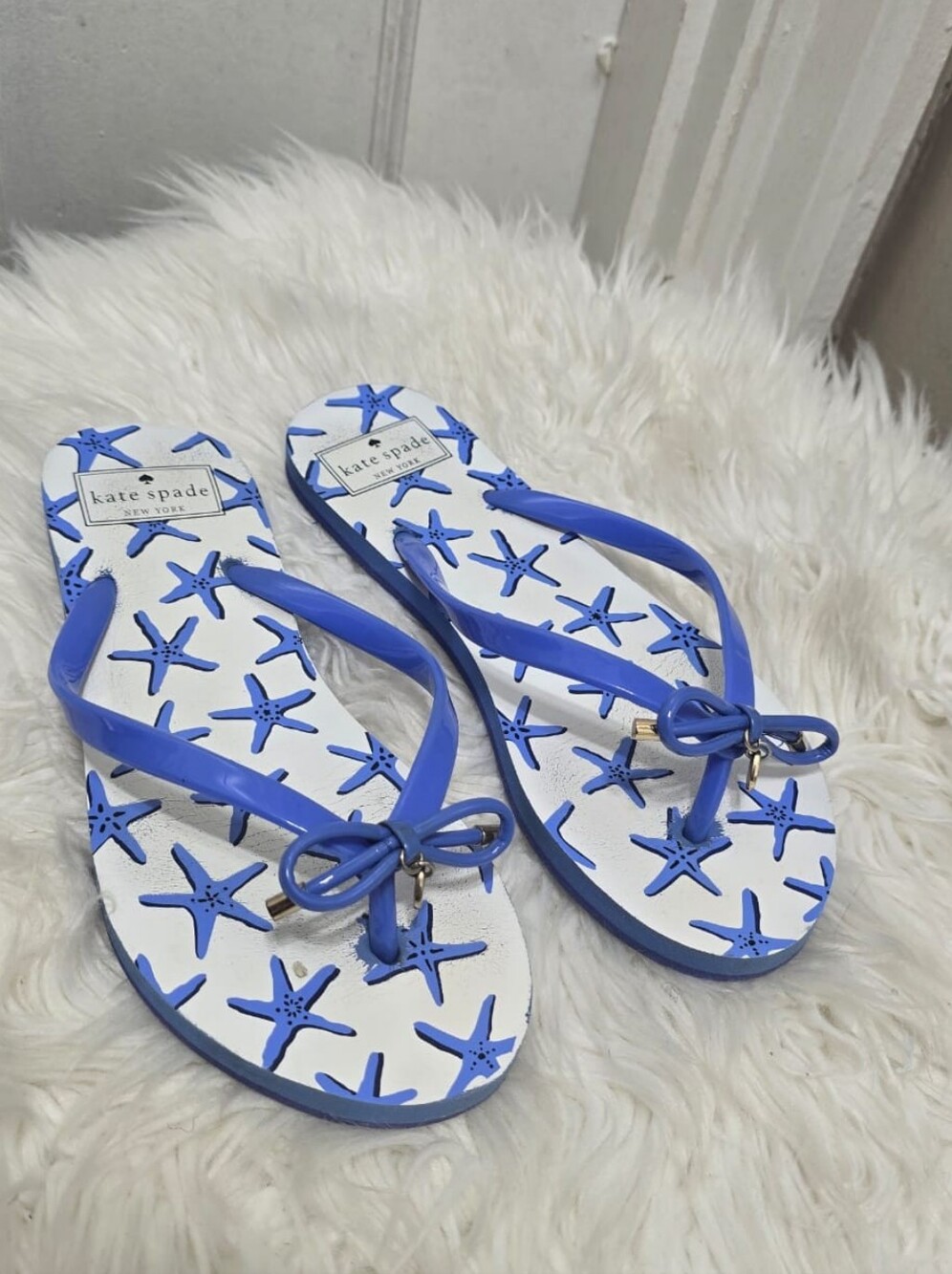 kate spade new york Flip Flop Low (1-1.9 in) Heel Height Sandals Women's Size 7M